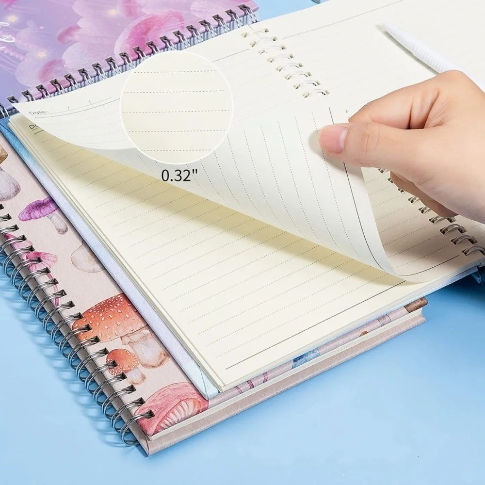 Mushroom Spiral Bound Notebook or Journal